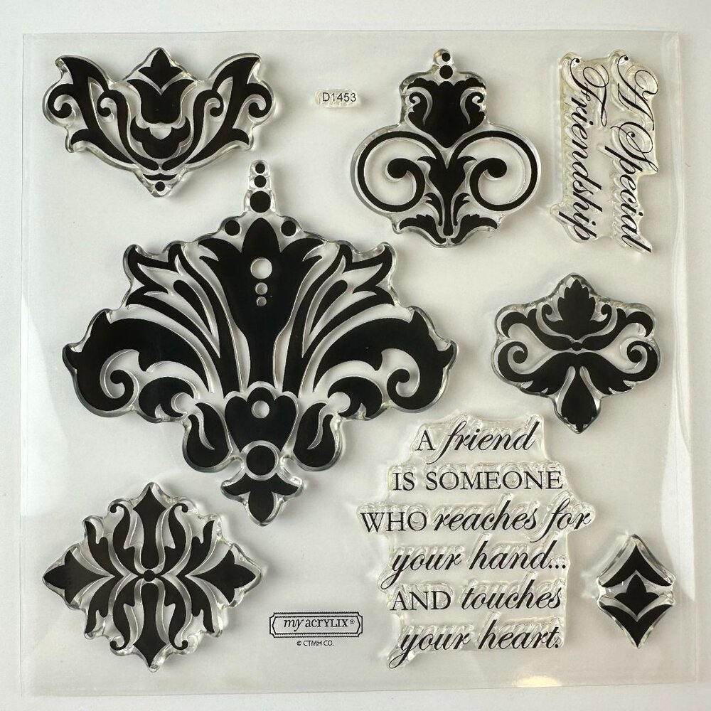 My Acrylix Premium Quality Decorative Stamps D1453 Friendship Set